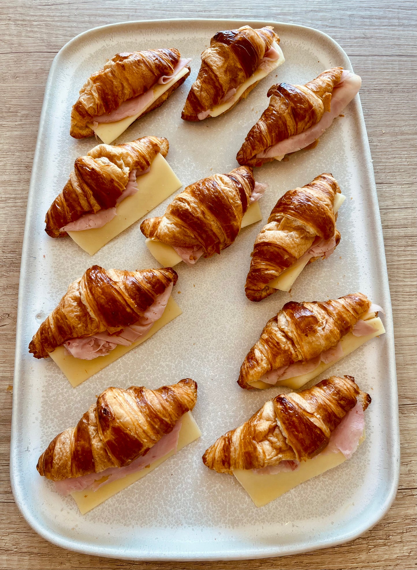 Minicroissants rellenos